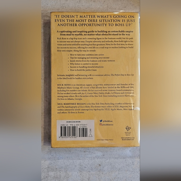 Perfect Day to Boss Up : A Hustler's Guide to Building Your Empire by Rick Ross - Picture 3 of 6